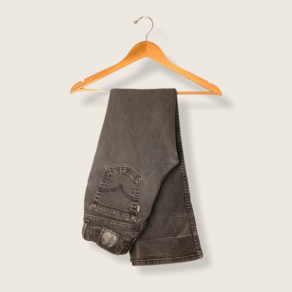 Vintage Levi’s Silver Tab Boot Cut Black Jeans Sz7